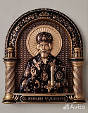 Резная Икона Николай Чудотворец